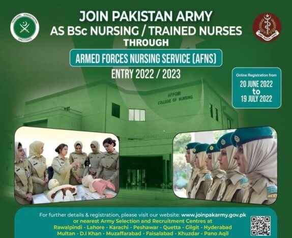 Join Pak Army as AFNS 2022 