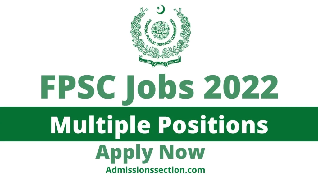FPSC Jobs 2022