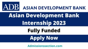 Asian Development Bank Internship 2023