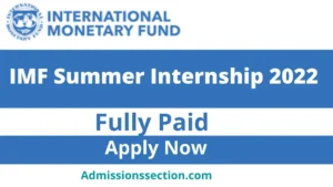 IMF Summer Internship 2022-23