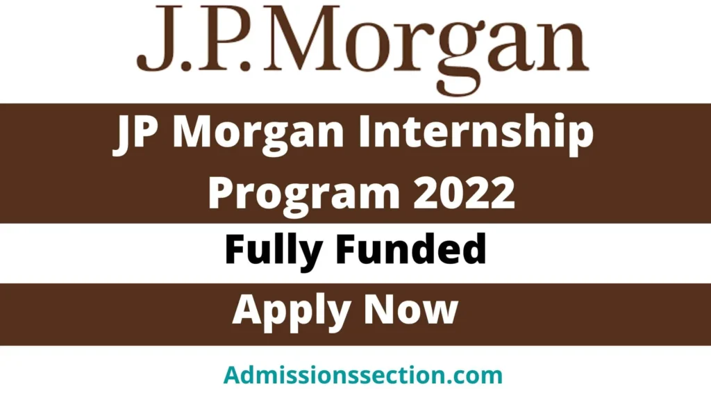 JP Internship Program 2022 Apply Now, Eligibility Criteria