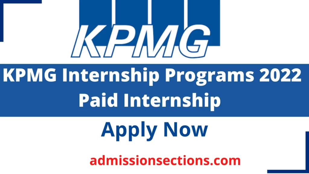 KPMG Internship Program 2022 