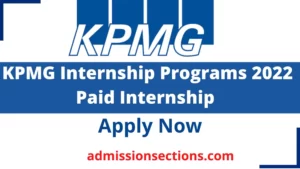 KPMG Internship Program 2022