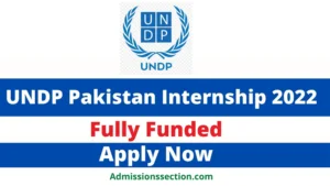 UNDP Pakistan Internship 2022