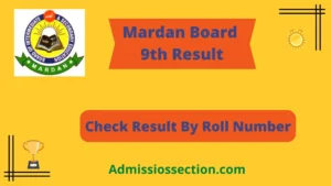 BISE Mardan 9th Result 2022