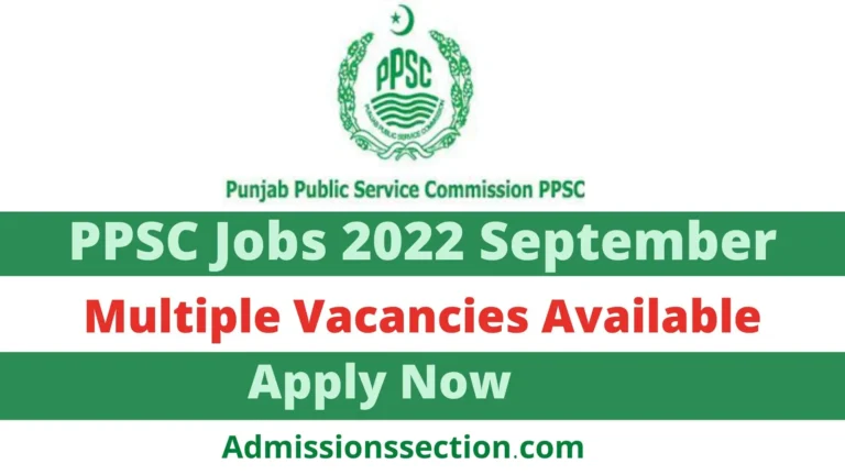 PPSC Jobs 2023 September | Adv no.18/2023