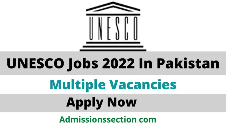 UNESCO Jobs 2022 In Pakistan | Apply Online, Details